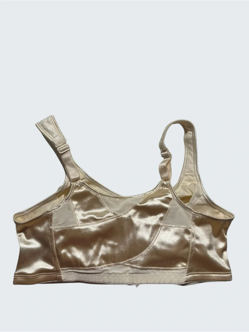 Playtex 18 Hour Posture Boost Front Close Bra 36D Beige Wirefree